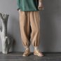 NEW Winter Harem Pants Women Pants Vintage Corduroy Loose Elastic Waist Casual Trousers for Women 3