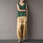 Harme Pants  New Stylish Solid All-match Large Pocket Wide Leg Pants Casual Plus Size  Trousers for 