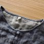Vestidos Vintage O-neck Solid Handmade Plate Buttons Long-sleeve Linen Shirt  Women Casual Blusas S2