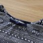 New Spring Women Dress O-neck Long-sleeve Vintage Print Plate Button Linen Dress Casual Long Robe S1