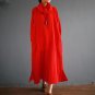 Spring Autumn Women Dress Cotton Detachable Turtleneck Long-sleeve All-match Loose Basic Long Cotton