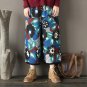 Women Pant Vintage Print Wide Leg Pants Loose Trousers for Women X0666