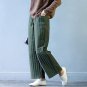 Women Winter Pants Casual Solid Stripes Straight Cotton-padded Trousers for Women S483