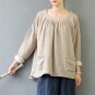 Autumn Winter Women Top Sacual Solid Asymmetric Design Soft Plus Size Double Layer Cotton T-shirt Ve