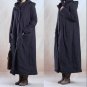 Women Winter Jackets Vintage Thickening Plus Size Hooded Linen Cotton-padded Casual Long Outerwear C