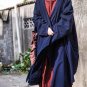 Vestidos Women Vintage Plus Size Loose Lacing Medium-long Cardigan Casual Trench Coat Outerwear B102
