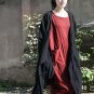 Vestidos Women Vintage Plus Size Loose Lacing Medium-long Cardigan Casual Trench Coat Outerwear B102