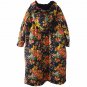 Winter Jacket Women Vintage Big Hooded Witch Robe Plus Size Pleated Casual Velvet Lining Thermal Lon