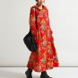 Winter Jacket Women Vintage Big Hooded Witch Robe Plus Size Pleated Casual Velvet Lining Thermal Lon