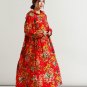 Winter Jacket Women Vintage Big Hooded Witch Robe Plus Size Pleated Casual Velvet Lining Thermal Lon