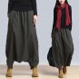Casual Linen Pants Brand Style Loose Harem Pants Plus Size Elastic Waist Women\'s Pants Trousers for