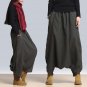 Casual Linen Pants Brand Style Loose Harem Pants Plus Size Elastic Waist Women\'s Pants Trousers for