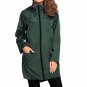 Women Lightweight Travel Waterproof Raincoat Hoodie Windproof Hiking Coat Jacket
