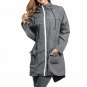 Women Lightweight Travel Waterproof Raincoat Hoodie Windproof Hiking Coat Jacket