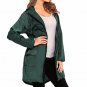 Women Lightweight Travel Waterproof Raincoat Hoodie Windproof Hiking Coat Jacket