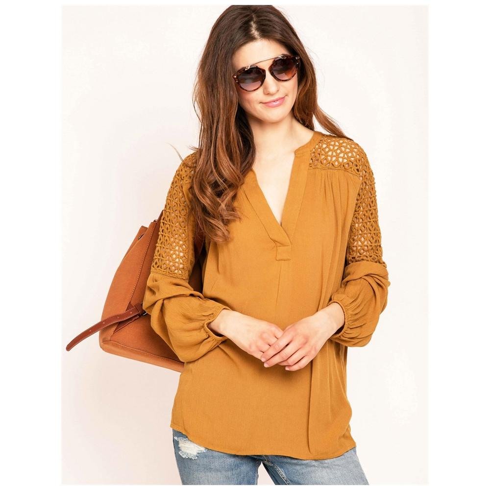 Yellow Classic Dating Day Top
