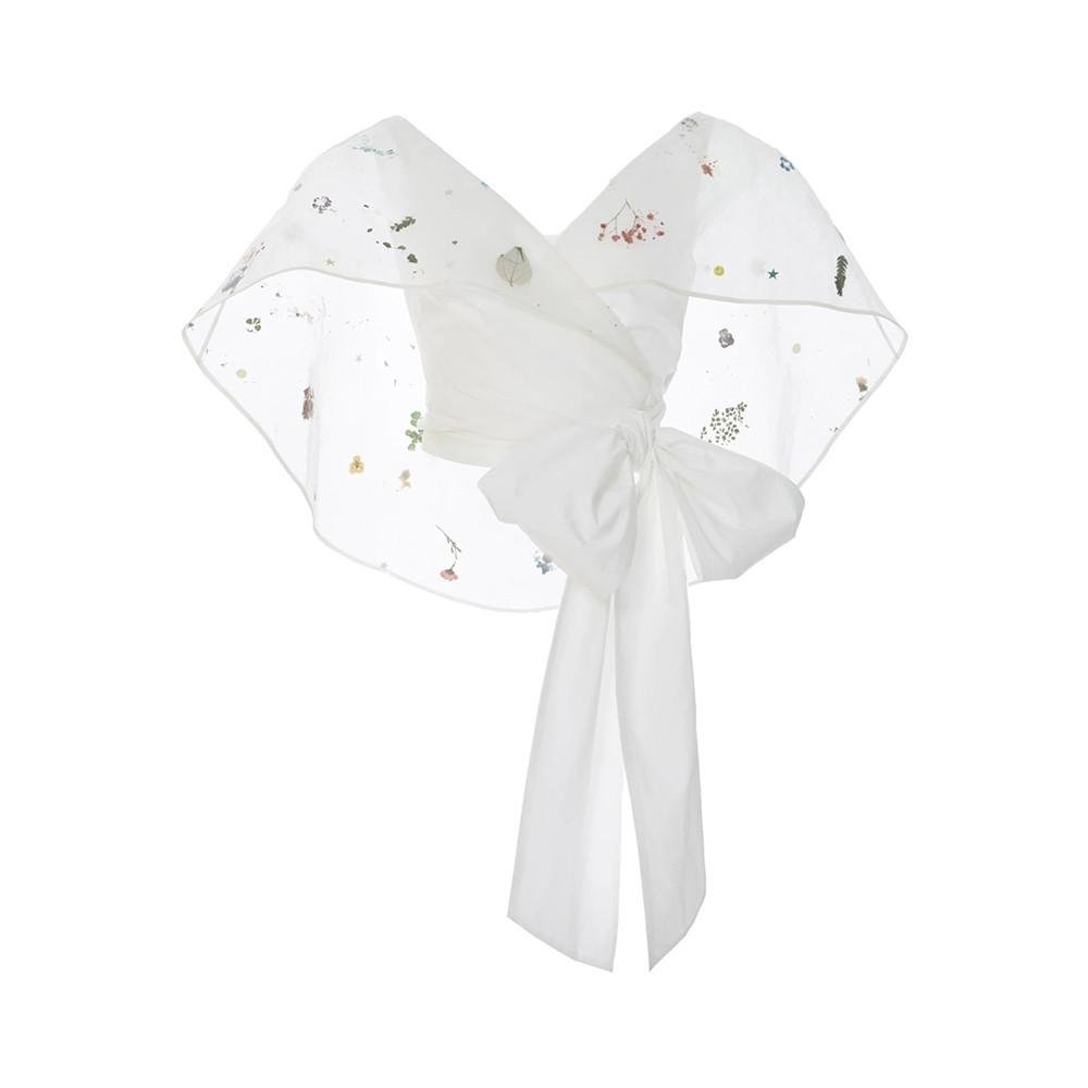 Deep V Neck White Elegant Vocation Blouse