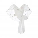 Deep V Neck White Elegant Vocation Blouse