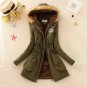 Winter Women Coat 2017 Parka Casual Outwear Military Hooded Coat Woman Clothes Fur Coats female Wint