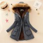 Winter Women Coat 2017 Parka Casual Outwear Military Hooded Coat Woman Clothes Fur Coats female Wint