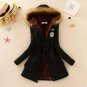 Winter Women Coat 2017 Parka Casual Outwear Military Hooded Coat Woman Clothes Fur Coats female Wint