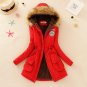 Winter Women Coat 2017 Parka Casual Outwear Military Hooded Coat Woman Clothes Fur Coats female Wint