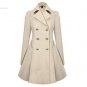 2016 Direct Selling Real Cotton Nylon Women Jacket Women Ladies Lapel Windbreaker Long Winter Parka 