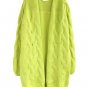 EAS Winter New Women Slim V-Neck Sweater Casual knit Cardigan Sweater Long Coat