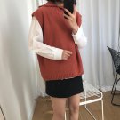 harajuku style 2017 korean sweaters women new winter Lapel collar wool knit coat kawaii cute racket 