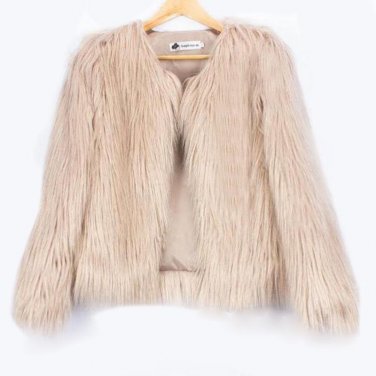 2017 Autumn Winter Plush Trench Coat Women Luxury Warm Ladies Faux Fox Fur Cardigan Coats Tops Solid