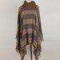 2017 Irregular Women Tassel Cloak Large Size Sweater Geometric Irregular Cloak Coat Winter Popular L