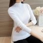 2017 Autumn Winter Knitting Sweater And Pullover For Women Casual  Turtleneck Elastic Coat Female Wa