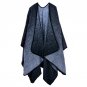 2016 Autumn and winter Shawl New Women Grid Wild Travel Shawl Imitation Cashmere Split Thicken Cloak
