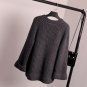 of the new winter sweater loose coarse needle sleeve head all-match female knitted sweater coat thic