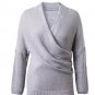 Fetoo Solid Poncho Real Women Sweaters And Pullovers Pull For Winter Explosion Sexy Cross Sleeved Wo