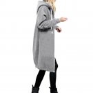Fashion Harajuku Women Winter Coats Zipper Long Jackets Bts Hoodie Lady Drawstring Coat Jacket Outwe