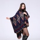 2016 Europe and the United States wind thicker winter flowers warm shawl cloak both sides of the coa