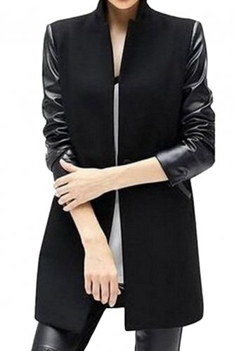 2017 NEW Women\'s Winter Warm Lapel Trench Coat Wool Cashmere Long Parka Coat