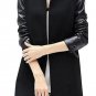 2017 NEW Women\'s Winter Warm Lapel Trench Coat Wool Cashmere Long Parka Coat