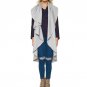 Women Cardican Winter Jacket New Open Stitch Sleeveless Casual Jacket Irregular Vests Turn-down Coll