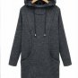 2017 New Women Casual Autumn Winter Basic Hoodies Sweatshirt Coat Top Solid Full Sleeve Fashion Plus