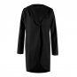 2017 Autumn Winter Women Coat Hooded Open Stitch Pocket Trench Long Sleeve Casual Female Cardigan Wa