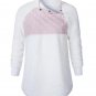 Hitmebox Autumn Winter Casual Women Snap Collar Patchwork Fleece Tops Fuzzy Color Block Long Sleeve