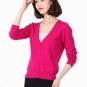 2017 Autumn And Winter Ladies Round Neck Cashmere Cardigan O-Neck Cashmere Sweater Short Coat New Fr