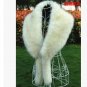 Large fox fur collar raccoon fur decoration coat collar faux fur shawl scarf cape women winter warm