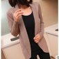 Sweater New Fashion Women Sweater Knitted Solid Women Cardigan Long Outerwear Shawl Jacket Knitwear
