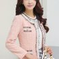 Cute blazers 2018 new arrive autumn winter long sleeve O-neck ladies woolen coat slim plus size S-XL