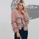 european style women winter jacket china faux fur coat imitation Lambs wool parka