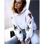 2017 Women Rose Hoodies Warm Plush Sweatshirt Grid Lattice Button Hooded Top Female Checkered Plus S