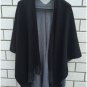 Oversize Deversible Women Winter Knitted Cashmere Poncho Capes Shawl Cardigans Sweater Coat